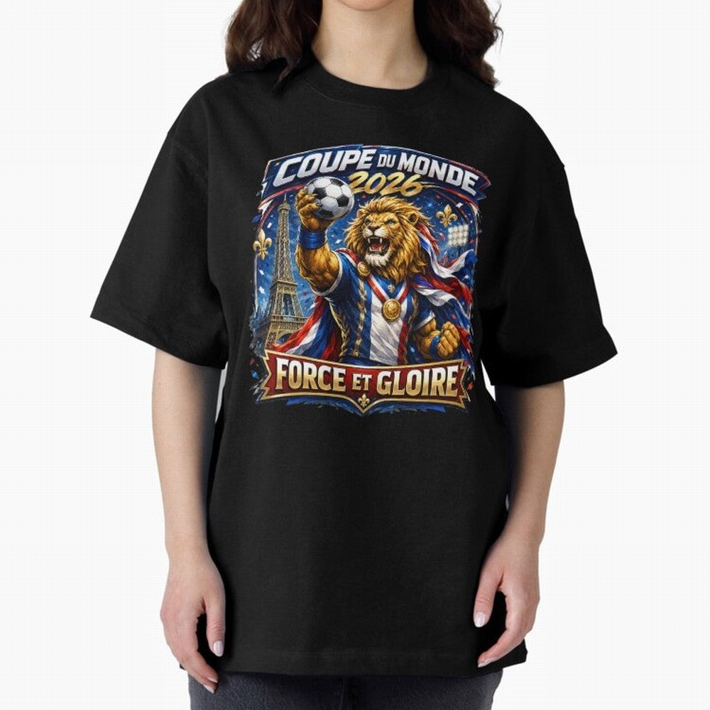 France Lion World Cup 2026 Classic T-Shirt Represent the Passion of Match Day Hype around FIFA World Cup 2026 USA Canada Mexico, Cristiano Ronaldo, Haaland and CR7, England, Global Supporter Spirit, Legendary Goals, National Colors and Tournament