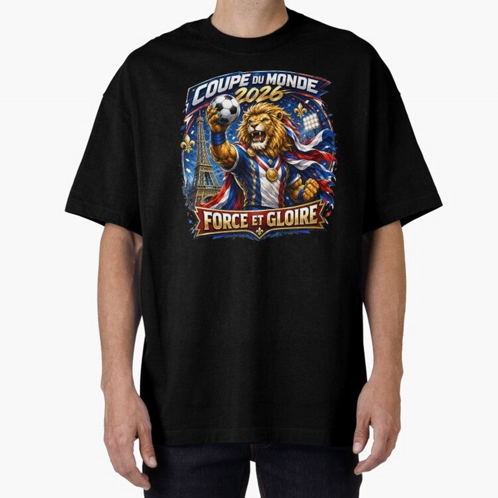 France Lion World Cup 2026 Classic T-Shirt Represent the Passion of Match Day Hype around FIFA World Cup 2026 USA Canada Mexico, Cristiano Ronaldo, Haaland and CR7, England, Global Supporter Spirit, Legendary Goals, National Colors and Tournament