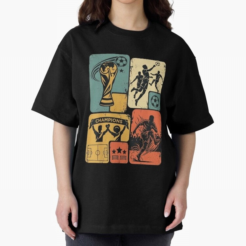 Retro World Cup 2026 Soccer Champion - Vintage Aesthetic Classic Football Shirt Design for Fans and Gift Classic T-Shirt Upgrade FIFA World Cup 2026 for Fans of CR7 and England, Bringing Sports Nostalgia, International Competition, Famous Players