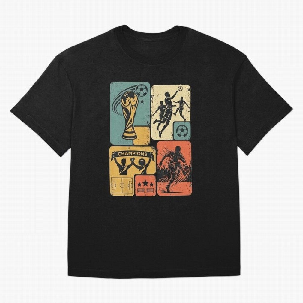 Retro World Cup 2026 Soccer Champion - Vintage Aesthetic Classic Football Shirt Design for Fans and Gift Classic T-Shirt Upgrade FIFA World Cup 2026 for Fans of CR7 and England, Bringing Sports Nostalgia, International Competition, Famous Players