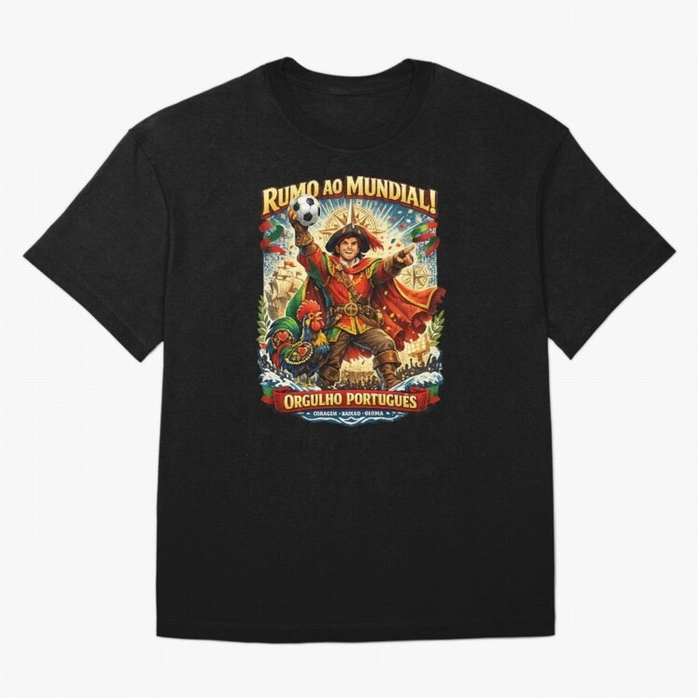 Portugal World Cup Pride Football Fan Classic T-Shirt Share the Excitement of FIFA World Cup 2026 Spirit, Highlighting Portugal, Spain and Germany, Mbappe, Match Day Excitement, Supporter Culture, Golden Goals and Global Football Passion; Perfect