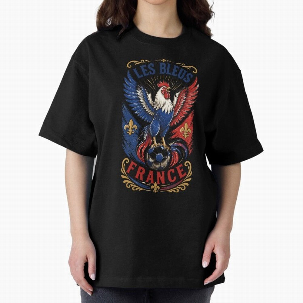 France Soccer Rooster - Les Bleus Vintage Patriotic Football Fan T-Shirt Classic T-Shirt Mark FIFA World Cup 2026 USA Canada Mexico Driven by Mbappe and Neymar, France Energy, Global Supporter Spirit, Legendary Goals, National Colors and Tournament