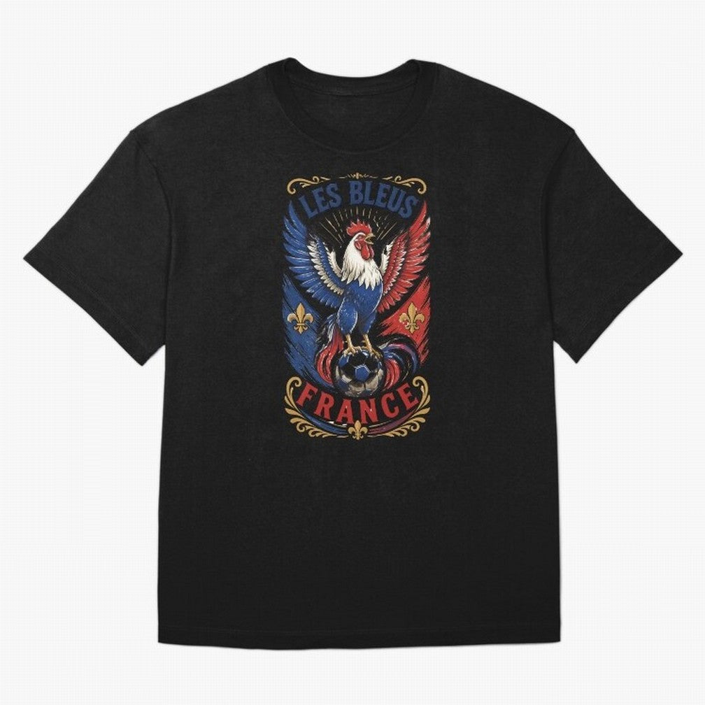 France Soccer Rooster - Les Bleus Vintage Patriotic Football Fan T-Shirt Classic T-Shirt Mark FIFA World Cup 2026 USA Canada Mexico Driven by Mbappe and Neymar, France Energy, Global Supporter Spirit, Legendary Goals, National Colors and Tournament