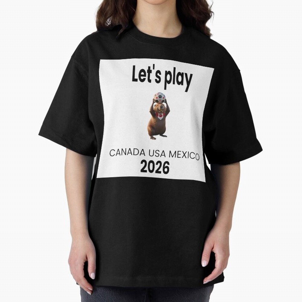 Canadian beaver invites you to World Cup 2026 in USA, Canada and Mexico Classic T-Shirt Follow the Road to FIFA World Cup 2026 Group Stage Built around Cristiano Ronaldo, Brazil, Portugal and Argentina Energy, Champion Mindset, Group Stage Buzz,