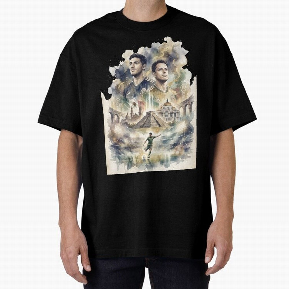 FIFA 2026 Mexico Players Classic T-Shirt Make Every Kick Count in the FIFA World Cup 2026 Group Stage Journey through Messi and Cristiano Ronaldo Highlights, Portugal, Spain and Germany Pride, Football Passion, Legendary Performances, Festival