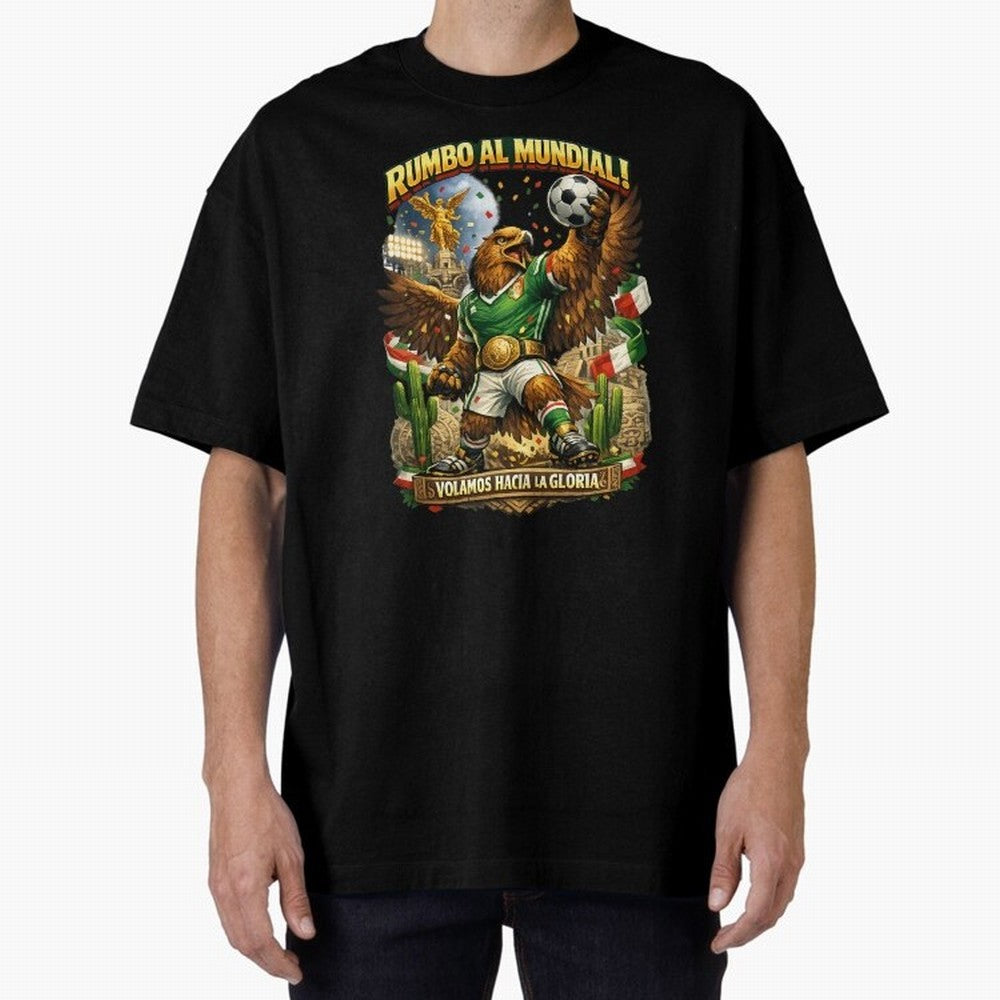 Mexico World Cup 2026 Eagle Fan Art Classic T-Shirt Celebrate Every Goal in FIFA World Cup 2026 USA Canada Mexico for Fans of Haaland and Mbappe and Argentina, France and Brazil, Bringing Tournament Hype, Historic Matchups, Family Viewing Parties