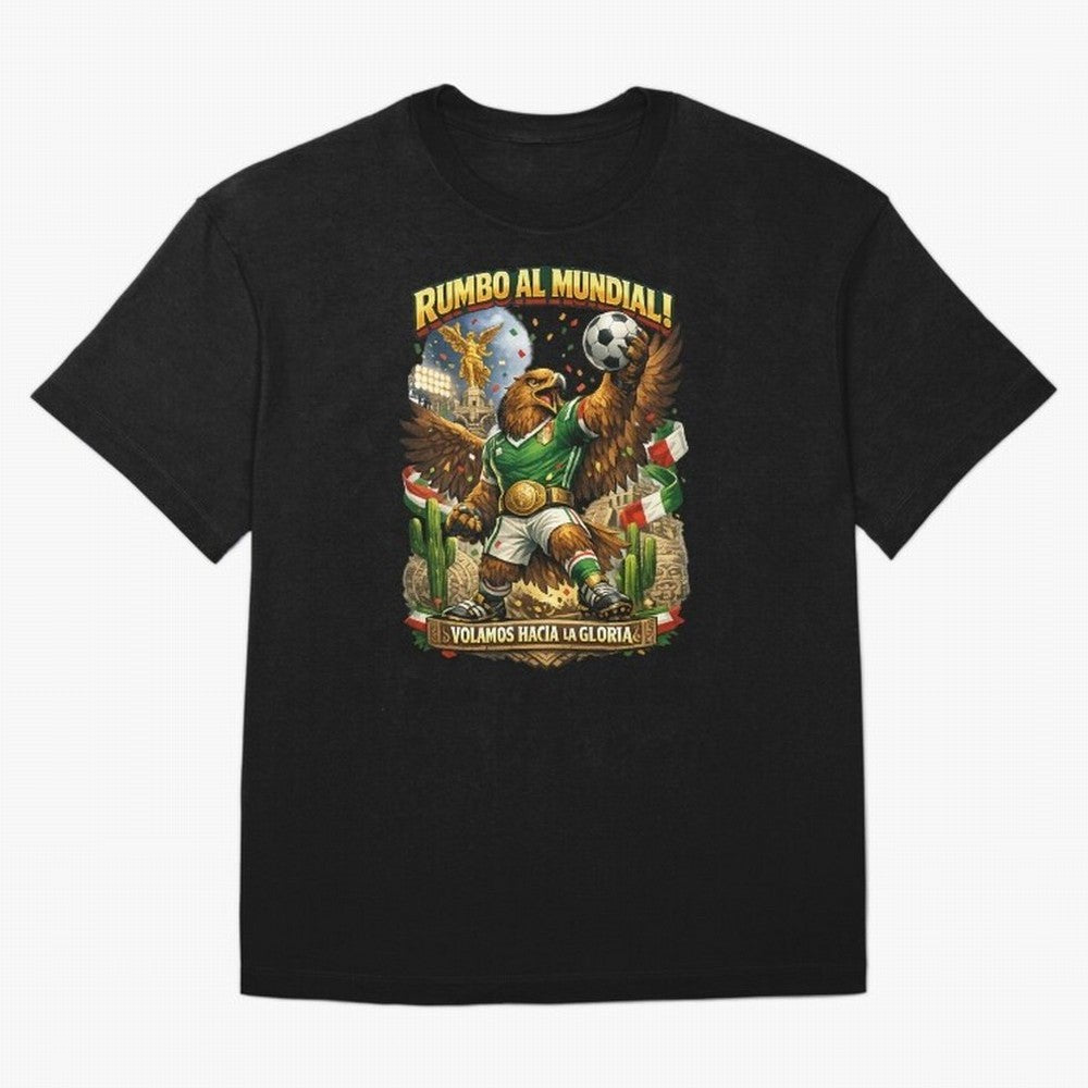 Mexico World Cup 2026 Eagle Fan Art Classic T-Shirt Celebrate Every Goal in FIFA World Cup 2026 USA Canada Mexico for Fans of Haaland and Mbappe and Argentina, France and Brazil, Bringing Tournament Hype, Historic Matchups, Family Viewing Parties
