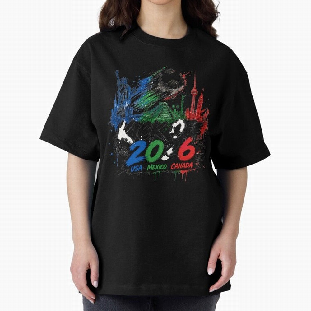 Kick Off 2026 USA Mexico Canada Soccer Graphic Classic T-Shirt Honor the Beautiful Game during the FIFA World Cup 2026 Journey through Cristiano Ronaldo, Haaland and CR7 Highlights, Spain and Netherlands Pride, Classic Soccer Heritage, Championship