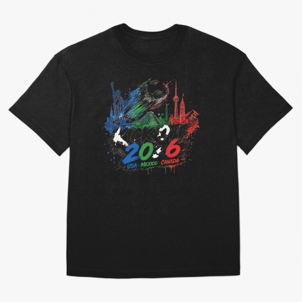 Kick Off 2026 USA Mexico Canada Soccer Graphic Classic T-Shirt Honor the Beautiful Game during the FIFA World Cup 2026 Journey through Cristiano Ronaldo, Haaland and CR7 Highlights, Spain and Netherlands Pride, Classic Soccer Heritage, Championship