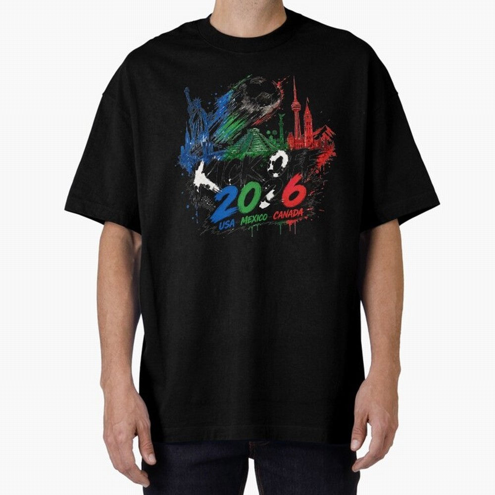 Kick Off 2026 USA Mexico Canada Soccer Graphic Classic T-Shirt Honor the Beautiful Game during the FIFA World Cup 2026 Journey through Cristiano Ronaldo, Haaland and CR7 Highlights, Spain and Netherlands Pride, Classic Soccer Heritage, Championship