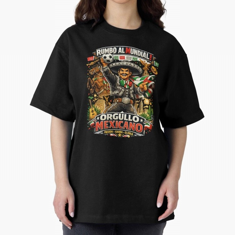 Mexico World Cup 2026 Mariachi Fan Art Classic T-Shirt Show Love for Legendary Goals in FIFA World Cup 2026 USA Canada Mexico Spirit, Inspired by Brazil, Portugal and Argentina, Messi and Cristiano Ronaldo, Match Day Excitement, Supporter Culture,