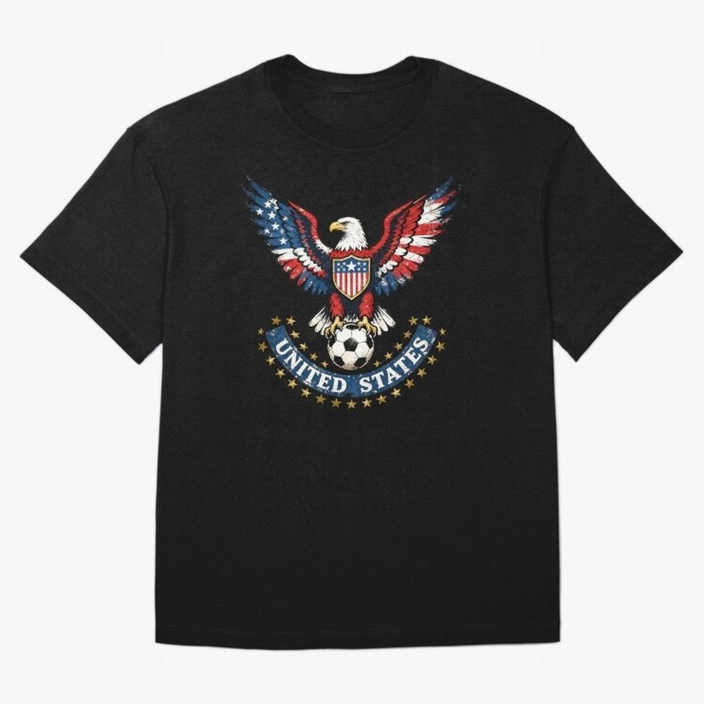 USA Soccer Eagle - United States Football Fan Classic T-Shirt Follow the Final Road of FIFA World Cup 2026 Group Stage for Fans of Mbappe and Neymar and Argentina, France and Brazil, Bringing Stadium Memories, Football Loyalty, International Chants