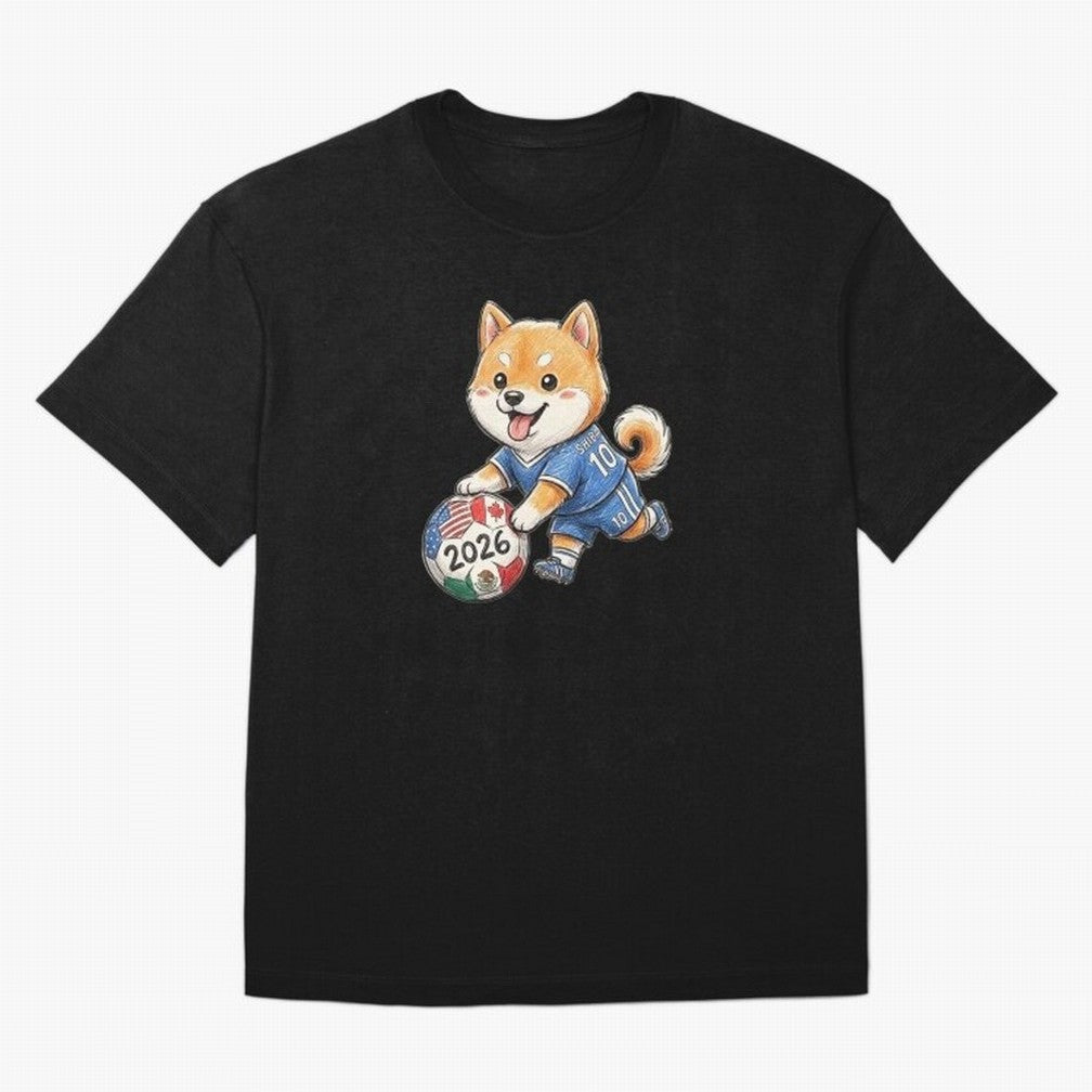 Cute Shiba Inu Soccer Star #10 - World Cup 2026 Edition Classic T-Shirt Bring a Vintage Feel to Global Football Passion for FIFA World Cup 2026 USA Canada Mexico, Built around Cristiano Ronaldo, Netherlands, Stadium Memories, Football Loyalty,