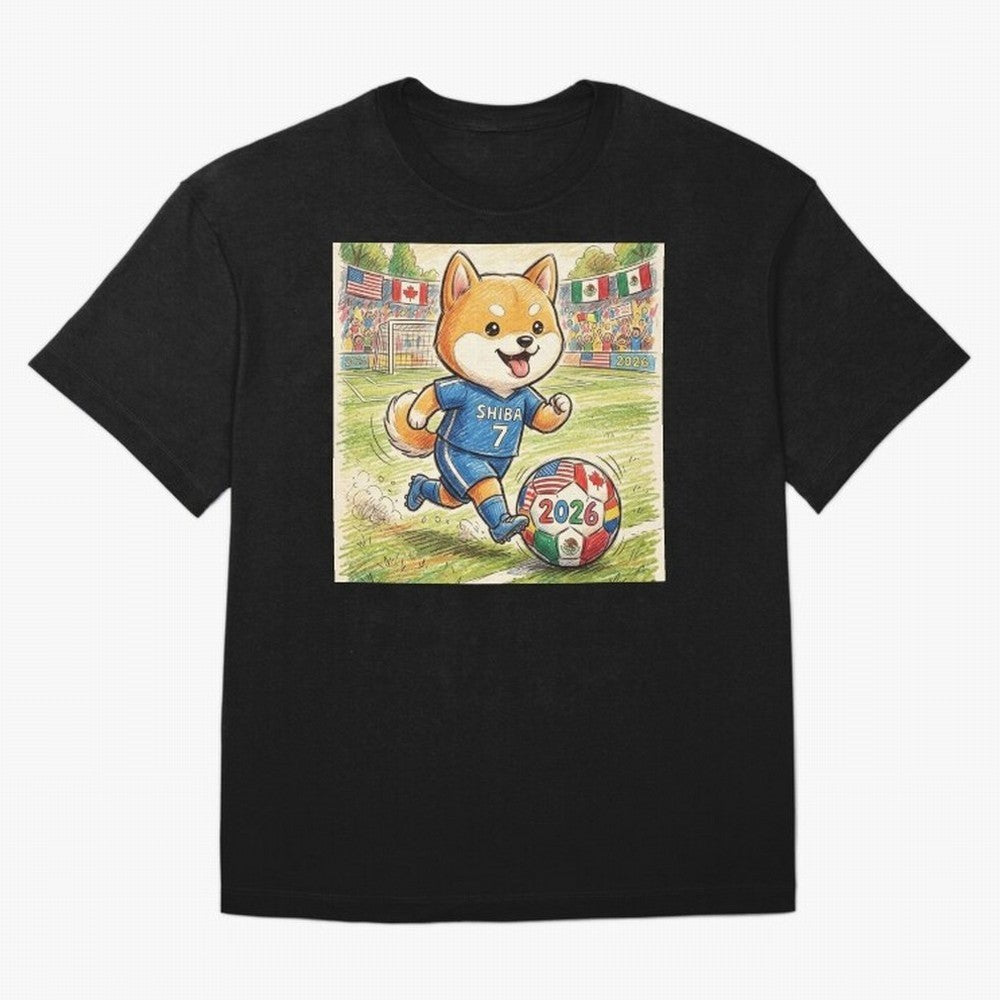 2026 World Cup Shiba Inu Ace #7 - Stadium Action Art Classic T-Shirt Feel FIFA World Cup 2026 Made for Messi, Neymar and Mbappe, England and Germany Energy, Fan Favorite Moments, National Team Passion, Big Match Drama and Soccer History; Ideal for