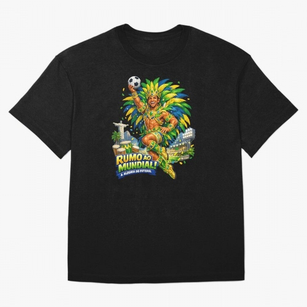 Brazil World Cup 2026 Carnival Fan Art Classic T-Shirt Showcase the FIFA World Cup 2026 Group Stage Journey through Neymar, Haaland and Cristiano Ronaldo Highlights, Brazil Pride, Champion Mindset, Group Stage Buzz, Knockout Tension and Passionate