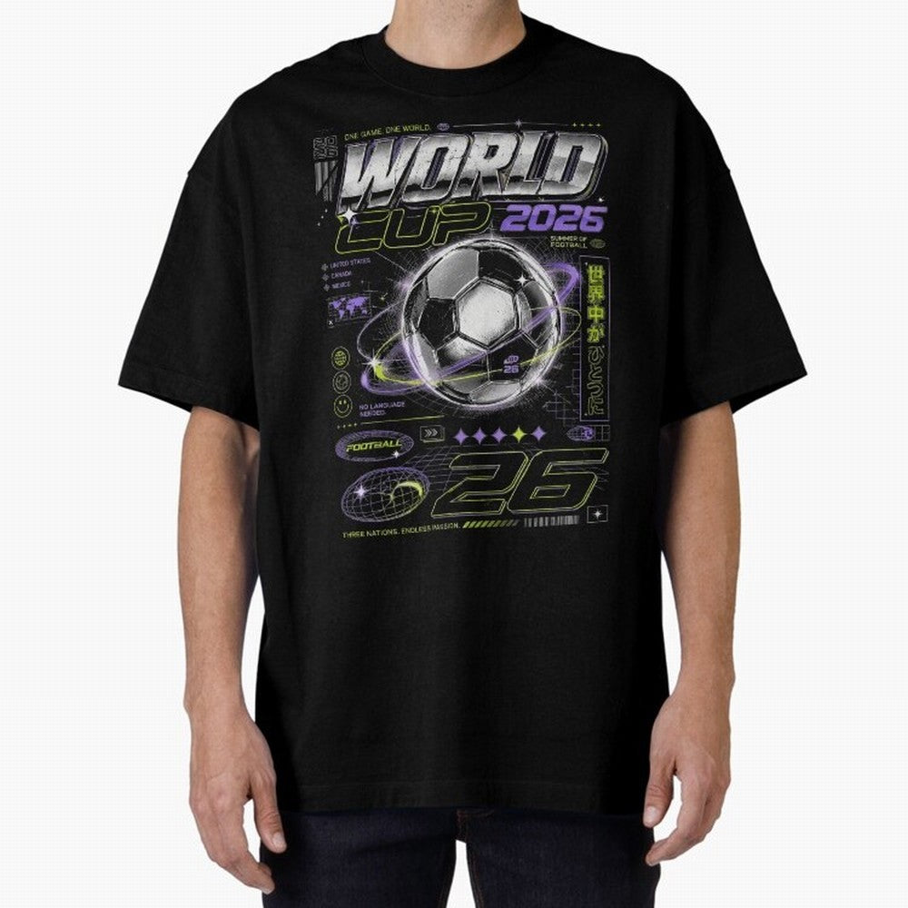 WORLD CUP 2026 RETRO Classic T-Shirt Represent FIFA World Cup 2026 USA Canada Mexico Featuring Neymar, Haaland and Cristiano Ronaldo, France and Portugal Energy, Fan Favorite Moments, National Team Passion, Big Match Drama and Soccer History; Built