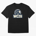 WC26 Retro Soccer Ball Vintage Football Fan Design Classic T-Shirt Celebrate Golden Goal Energy in FIFA World Cup 2026 Group Stage Driven by Messi, Neymar and Mbappe, England, France and Netherlands Energy, Stadium Memories, Football Loyalty,