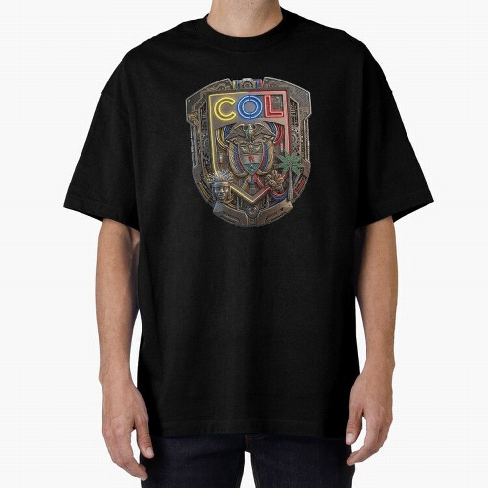 Feel the passion of Colombia with this dynamic Shield and soccer player design Classic T-Shirt Show Passion for the Stars of the FIFA World Cup 2026 Journey through Messi, CR7 and Mbappe Highlights, England Pride, Soccer Culture, Superstar Moments,
