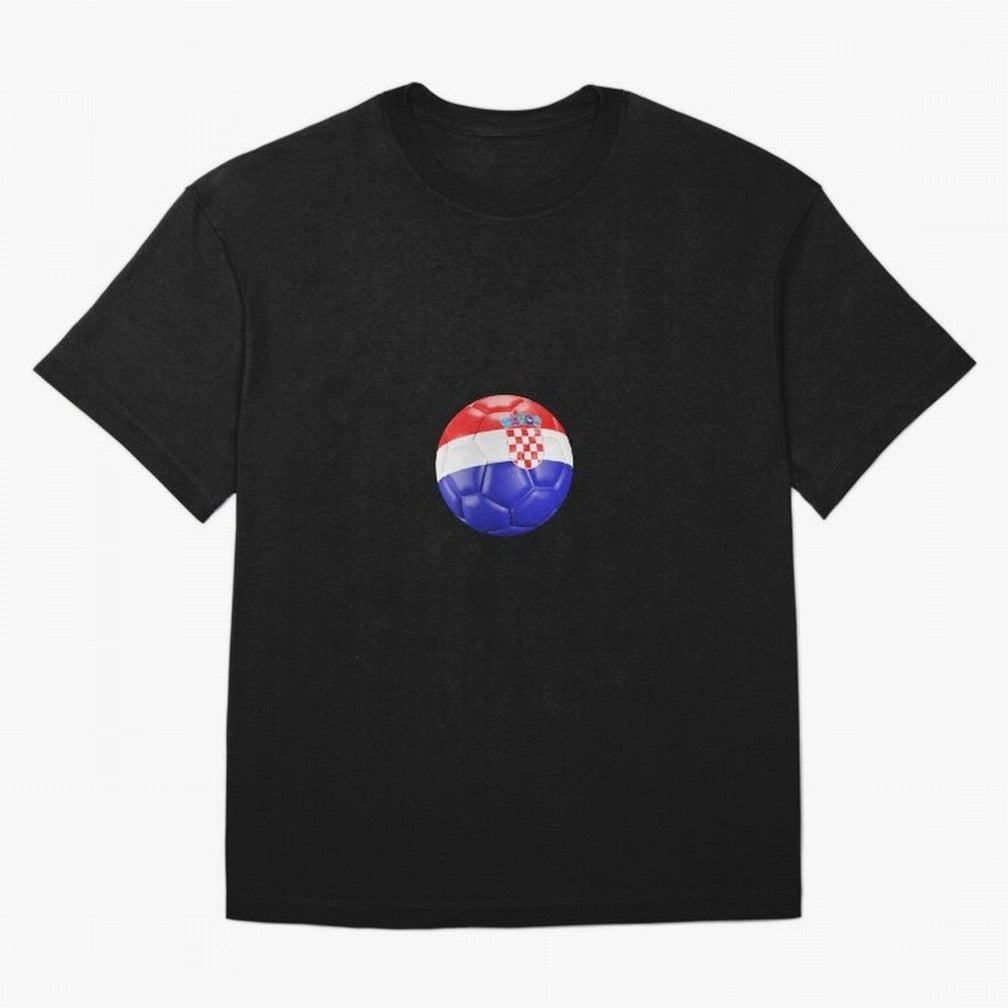 Croatia Ball Classic T-Shirt Treasure Match Day Hype around FIFA World Cup 2026 USA Canada Mexico, CR7 and Messi, Spain and Netherlands, Classic Soccer Heritage, Championship Pressure, Fan Loyalty and International Pride; Built for Supporters
