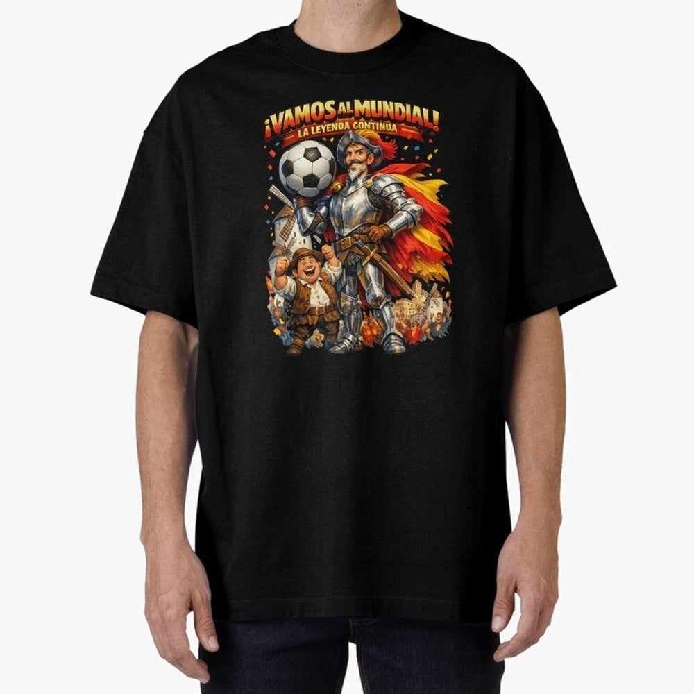 Spain World Cup 2026 Don Quixote Fan Shirt Classic T-Shirt Honor Football Greatness during FIFA World Cup 2026 Made for Cristiano Ronaldo, Haaland and CR7, Spain Energy, Tournament Hype, Historic Matchups, Family Viewing Parties and Global Sports