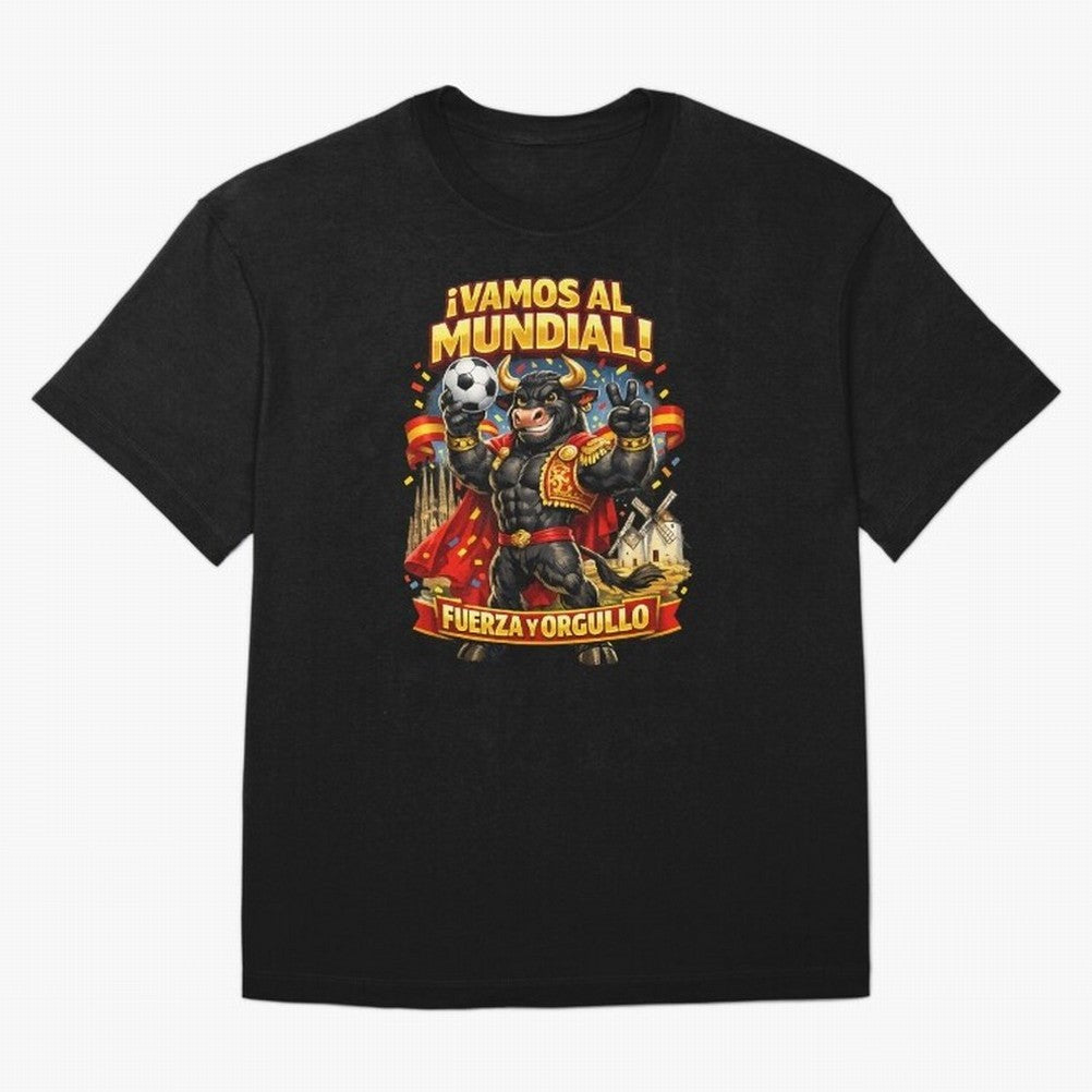 Spain World Cup 2026 Bull Fan Shirt Classic T-Shirt Make Game Day About FIFA World Cup 2026 USA Canada Mexico for Fans of Mbappe and Neymar and Germany, Bringing Classic Soccer Heritage, Championship Pressure, Fan Loyalty and International Pride;