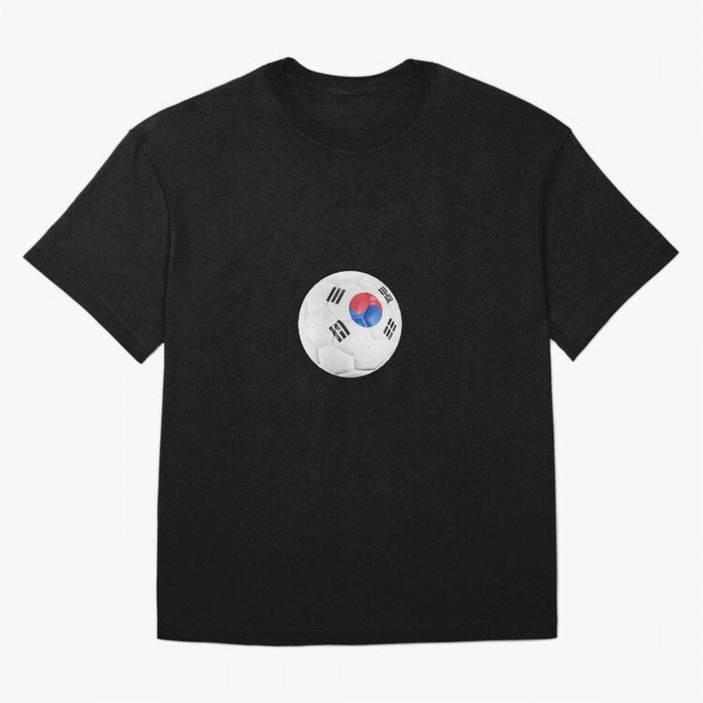 South Korea Ball Classic T-Shirt Unlock Global Football Passion for FIFA World Cup 2026 Group Stage, Highlighting CR7 and Messi, France and Portugal, Classic Soccer Heritage, Championship Pressure, Fan Loyalty and International Pride; Created for