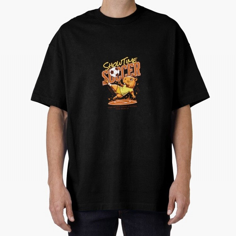 Capybara Playing Soccer Football Yellow Vibes Classic T-Shirt Enjoy FIFA World Cup 2026 for Fans of Haaland and Mbappe and England, France and Netherlands, Bringing Goal Celebration Energy, Supporter Heritage, Football Icons and Worldwide