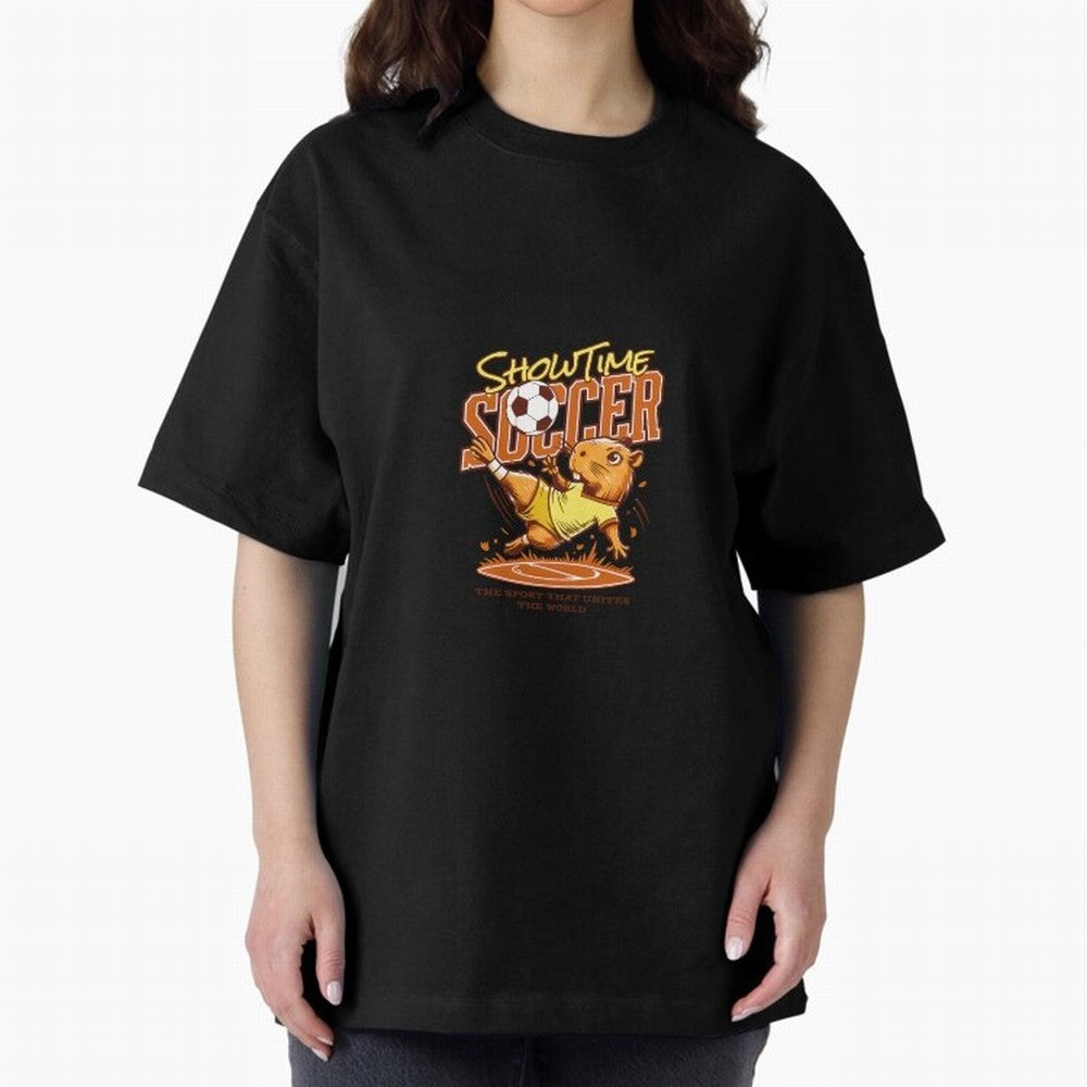 Capybara Playing Soccer Football Yellow Vibes Classic T-Shirt Enjoy FIFA World Cup 2026 for Fans of Haaland and Mbappe and England, France and Netherlands, Bringing Goal Celebration Energy, Supporter Heritage, Football Icons and Worldwide