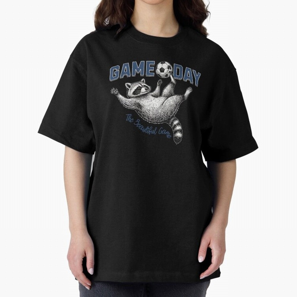 Raccoon Soccer Game Day The Beautiful Game Classic T-Shirt Relive FIFA World Cup 2026 Group Stage Spirit, Featuring Portugal, Spain and Germany, Neymar, Haaland and Cristiano Ronaldo, Football Festival Excitement, Trophy Ambitions, Country