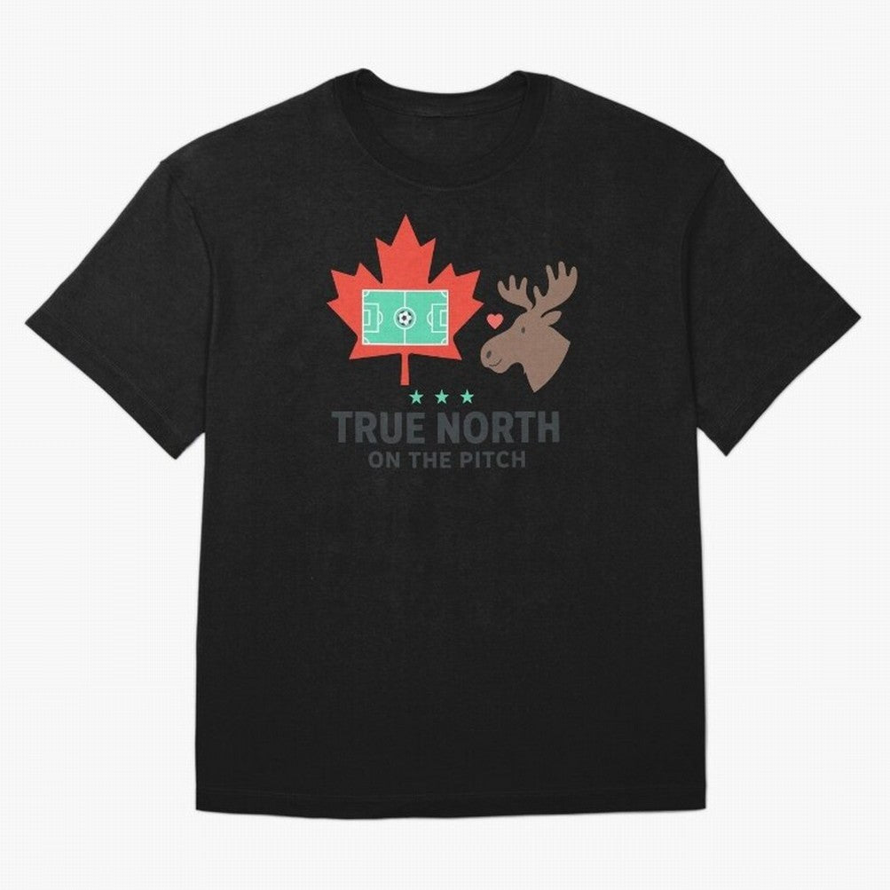 True North on the Pitch Classic T-Shirt Back the Journey through Match Day Hype around FIFA World Cup 2026 Group Stage, Neymar, France, Supporter Pride, Iconic Celebrations, Legendary Names and Global Match Day Energy; Built for Supporters Chasing