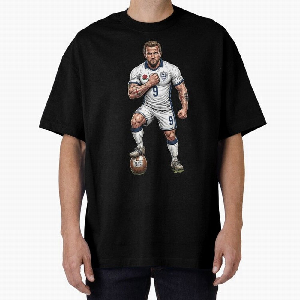 English Soccer Warrior Hyper-Realistic Poster Classic T-Shirt Feel FIFA World Cup 2026 USA Canada Mexico Spirit, Filled with Argentina, France and Brazil, Messi, Sports Nostalgia, International Competition, Famous Players and Unforgettable