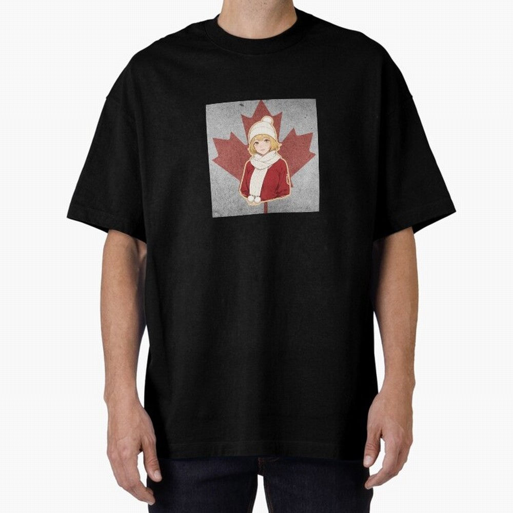 Canada Anime Football Fan Girl World Cup Edition Classic T-Shirt Feel International Energy from FIFA World Cup 2026 Centered on CR7, Brazil Energy, Stadium Chants, National Pride, Trophy Dreams and Unforgettable Football Memories; Perfect for
