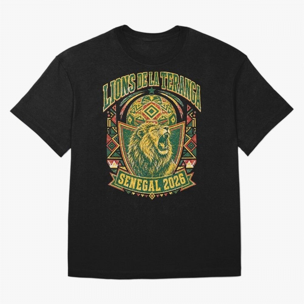 Lions De La Teranga Senegal 2026 World Cup Soccer T-Shirt Classic T-Shirt Show Match Day Excitement for Match Day Hype around FIFA World Cup 2026 Group Stage, Haaland and Mbappe, France, Supporter Pride, Iconic Celebrations, Legendary Names and