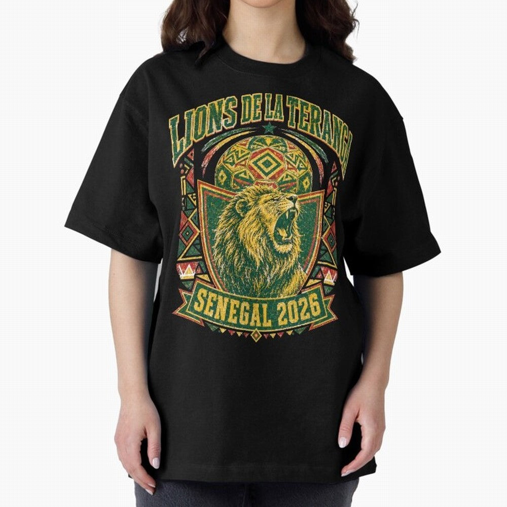 Lions De La Teranga Senegal 2026 World Cup Soccer T-Shirt Classic T-Shirt Show Match Day Excitement for Match Day Hype around FIFA World Cup 2026 Group Stage, Haaland and Mbappe, France, Supporter Pride, Iconic Celebrations, Legendary Names and