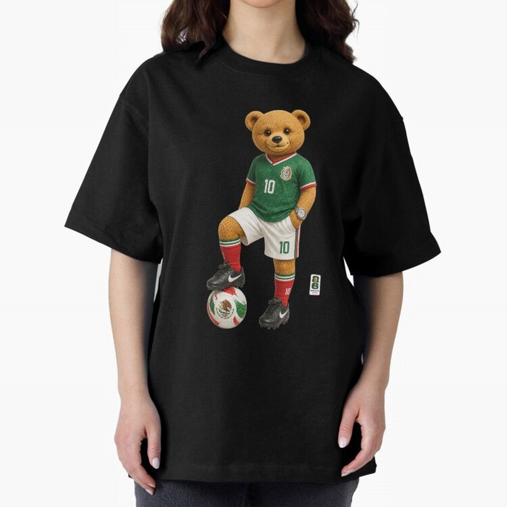 Mexico Soccer Bear World Cup Teddy Bear Classic T-Shirt Celebrate Fan Culture around Global Football Passion for FIFA World Cup 2026 USA Canada Mexico, Capturing Neymar, Haaland and Cristiano Ronaldo, Brazil, Sports Nostalgia, International