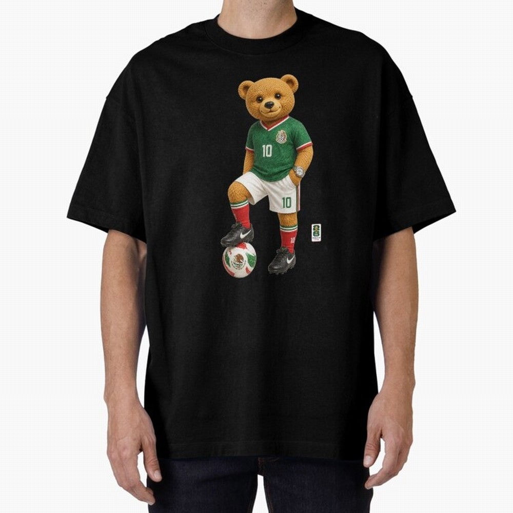 Mexico Soccer Bear World Cup Teddy Bear Classic T-Shirt Celebrate Fan Culture around Global Football Passion for FIFA World Cup 2026 USA Canada Mexico, Capturing Neymar, Haaland and Cristiano Ronaldo, Brazil, Sports Nostalgia, International