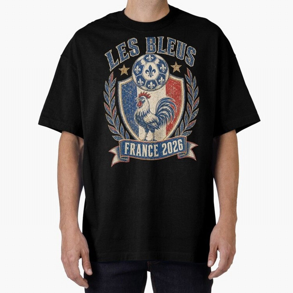 Les Bleus France 2026 World Cup Soccer T-Shirt Classic T-Shirt Mark Match Day Hype around FIFA World Cup 2026 USA Canada Mexico, Messi, Argentina and Brazil, Football Passion, Legendary Performances, Festival Vibes and Supporter Community; Built