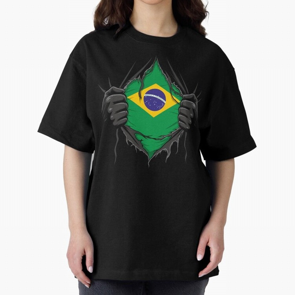 Brazil Flag - National Team Fans Classic T-Shirt Capture FIFA World Cup 2026 Group Stage Connected to Neymar, Brazil, Portugal and Argentina Energy, Match Day Excitement, Supporter Culture, Golden Goals and Global Football Passion; Made for Die