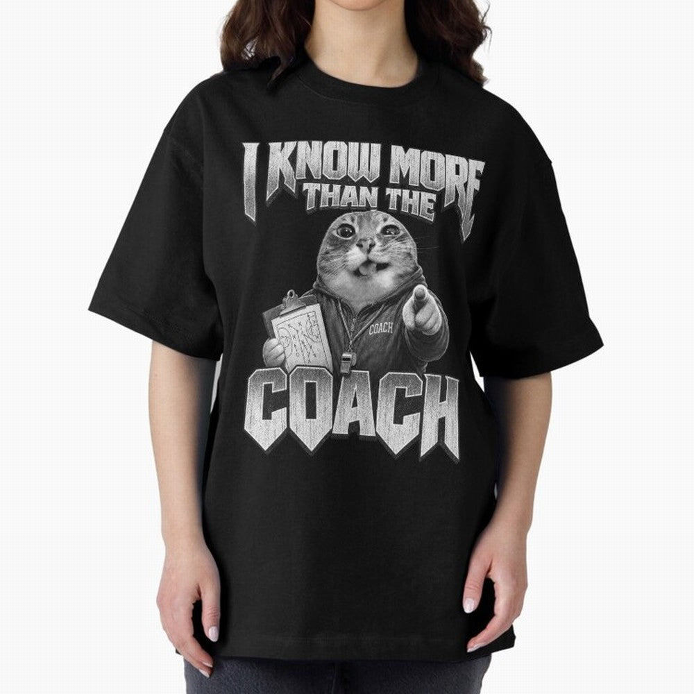 I Know More Than The Coach Funny World Cup 2026 Meme USA Soccer Fan Silly Cat Classic T-Shirt Make Memories around FIFA World Cup 2026 USA Canada Mexico for Fans of Messi and Argentina, Bringing Worldwide Fan Energy, Dramatic Goals, Stadium Lights