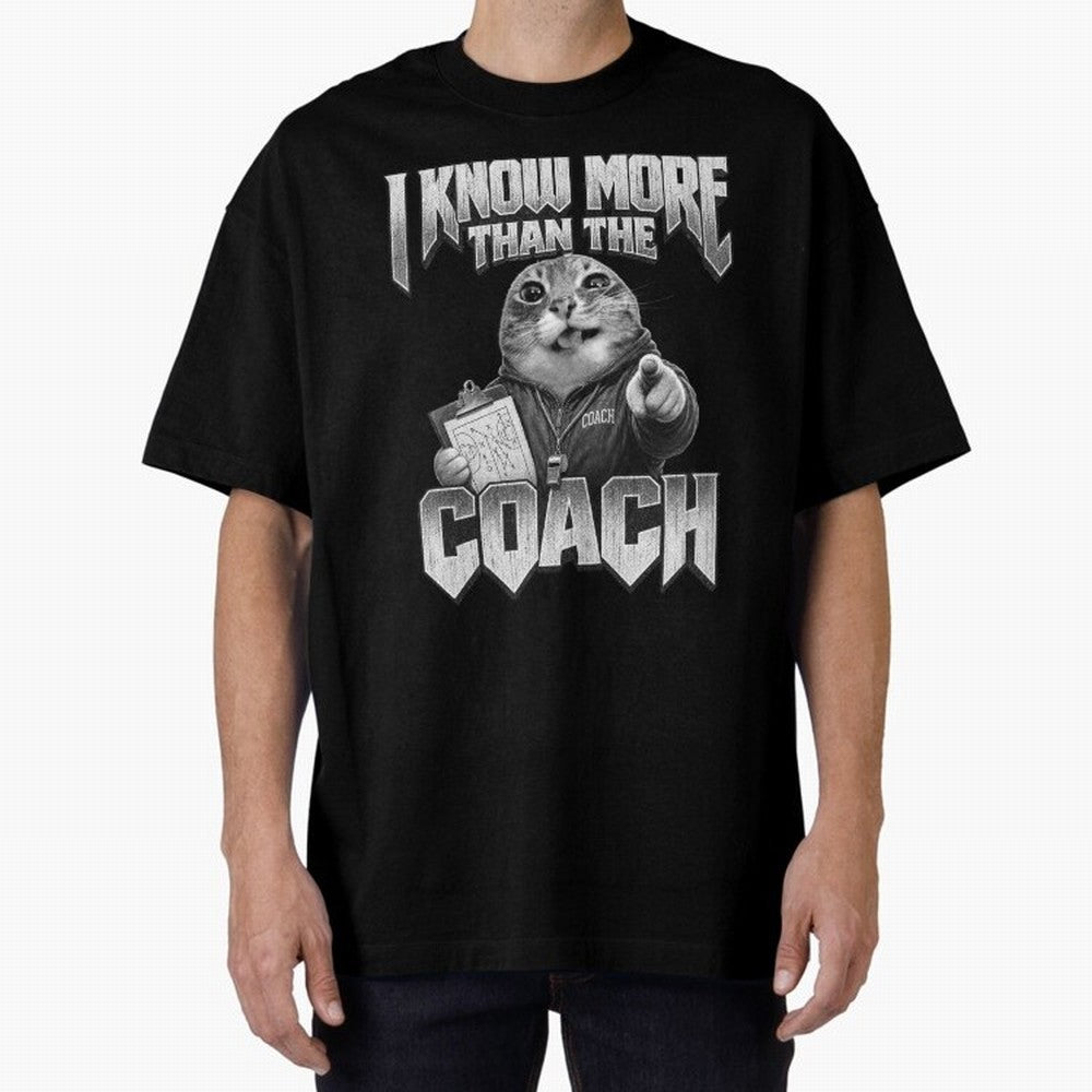 I Know More Than The Coach Funny World Cup 2026 Meme USA Soccer Fan Silly Cat Classic T-Shirt Make Memories around FIFA World Cup 2026 USA Canada Mexico for Fans of Messi and Argentina, Bringing Worldwide Fan Energy, Dramatic Goals, Stadium Lights