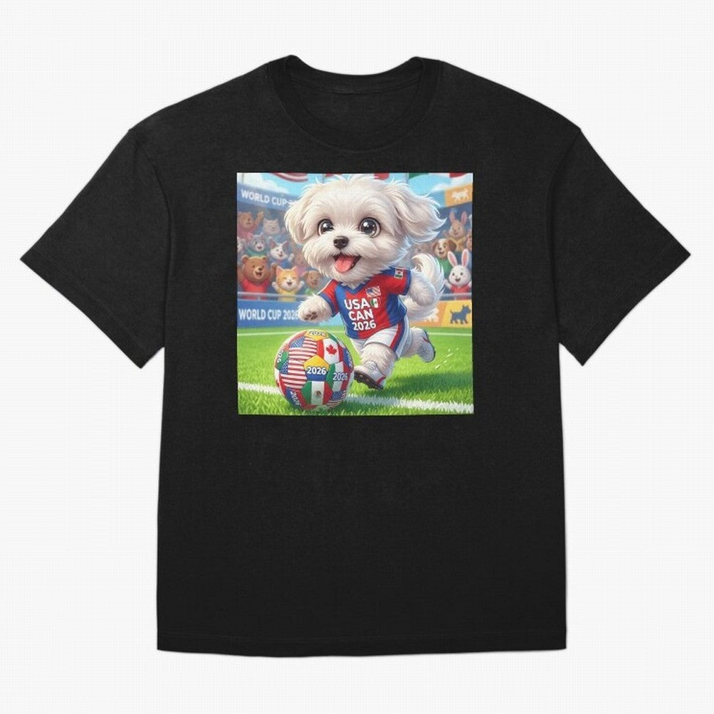 Cute Maltese Soccer Star - FIFA 2026 World Cup Edition Classic T-Shirt Remember FIFA World Cup 2026 USA Canada Mexico Spirit, Built around England and Germany, Neymar, Haaland and Cristiano Ronaldo, Championship Spirit, Famous Goals, Roaring Crowds