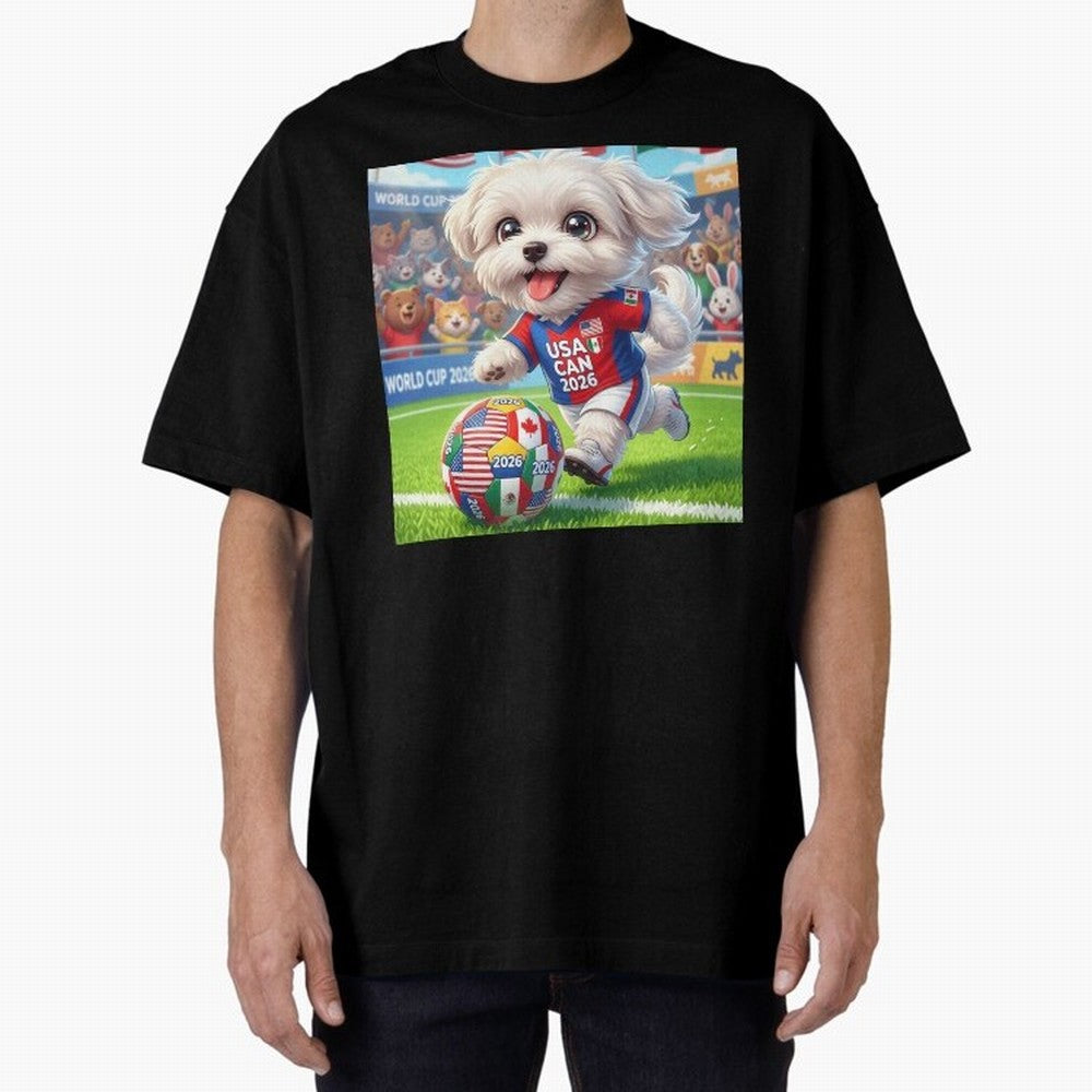 Cute Maltese Soccer Star - FIFA 2026 World Cup Edition Classic T-Shirt Remember FIFA World Cup 2026 USA Canada Mexico Spirit, Built around England and Germany, Neymar, Haaland and Cristiano Ronaldo, Championship Spirit, Famous Goals, Roaring Crowds