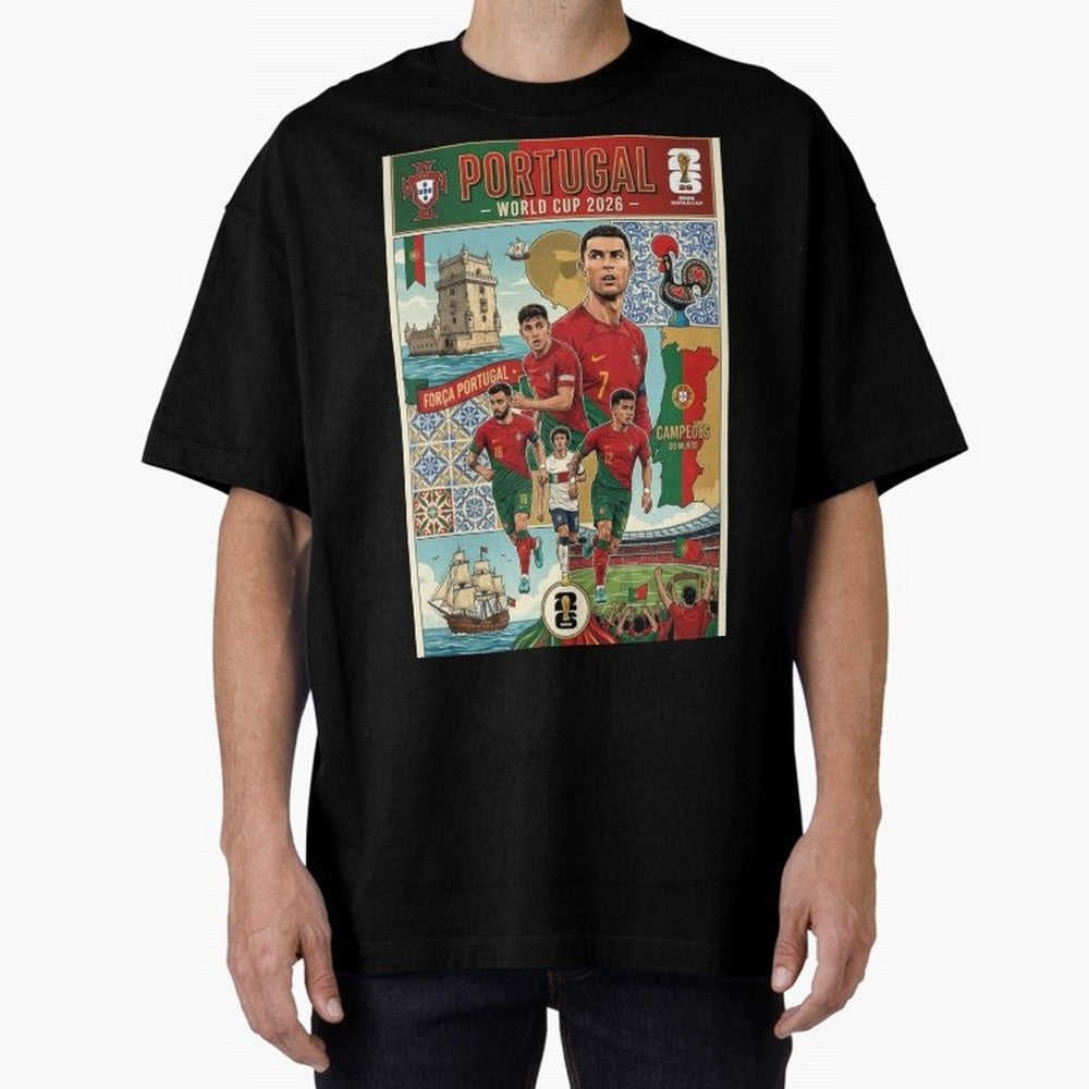 Portugal 2026 ¨C In Search of Glory Classic T-Shirt Bring World Football Passion into Match Day Hype around FIFA World Cup 2026 Group Stage, Mbappe and Neymar, Spain, Fan Favorite Moments, National Team Passion, Big Match Drama and Soccer History;