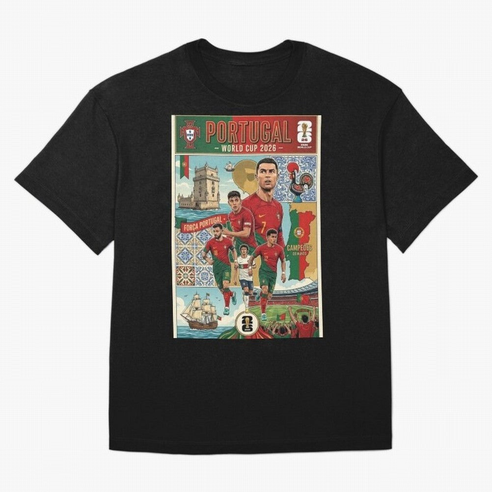Portugal 2026 ¨C In Search of Glory Classic T-Shirt Bring World Football Passion into Match Day Hype around FIFA World Cup 2026 Group Stage, Mbappe and Neymar, Spain, Fan Favorite Moments, National Team Passion, Big Match Drama and Soccer History;