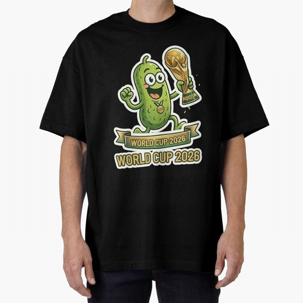 World Cup 2026 Pickle Champion Shirt ¨C Funny Soccer Pickle Mascot Holding Trophy, Cute Football Cartoon Design for Fans Sticker Mug Classic T-Shirt Join Supporters Worldwide for FIFA World Cup 2026 Built around Neymar, Haaland and Cristiano