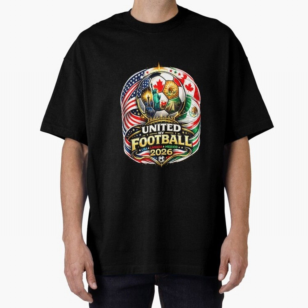 United By Football 2026 USA Canada Mexico Classic T-Shirt Back Your Heroes with FIFA World Cup 2026 Group Stage for Fans of CR7 and Argentina, Bringing Stadium Memories, Football Loyalty, International Chants and Championship Tradition; Great for