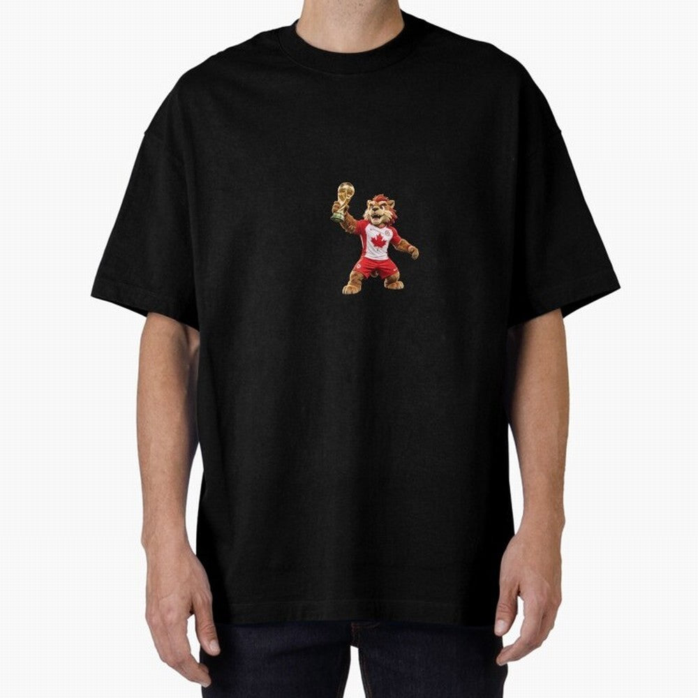 Canada Soccer Mascot Champion - Canadian Football Victory Trophy 2026 Classic T-Shirt Fuel the Hype around FIFA World Cup 2026 for Fans of Messi and Netherlands, Bringing Stadium Memories, Football Loyalty, International Chants and Championship