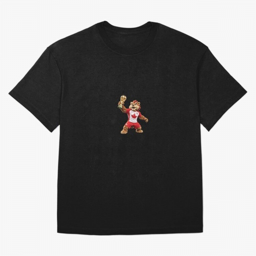 Canada Soccer Mascot Champion - Canadian Football Victory Trophy 2026 Classic T-Shirt Fuel the Hype around FIFA World Cup 2026 for Fans of Messi and Netherlands, Bringing Stadium Memories, Football Loyalty, International Chants and Championship