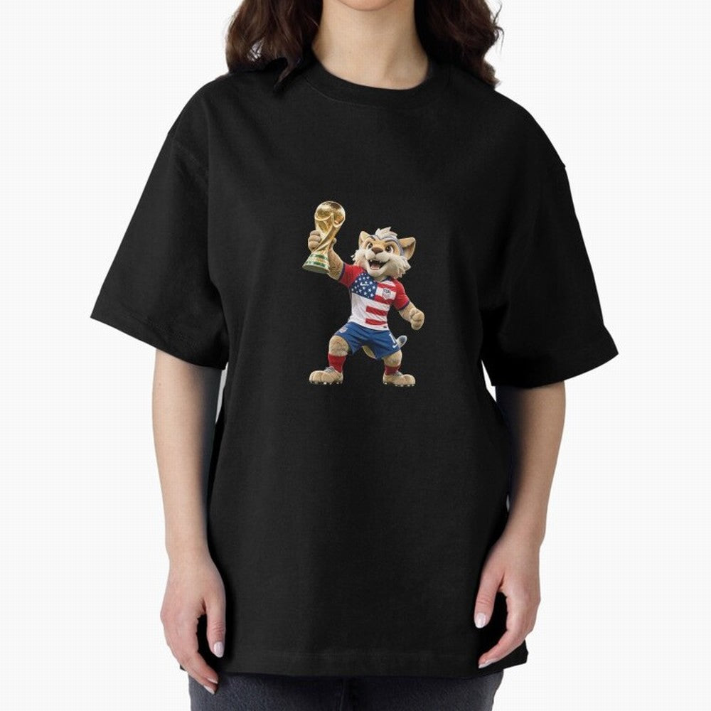 United States Soccer Team Mascot - USA Football Champion 2026 Classic T-Shirt Support Iconic Players in Match Day Hype around FIFA World Cup 2026, Mbappe and Neymar, France, Goal Celebration Energy, Supporter Heritage, Football Icons and Worldwide