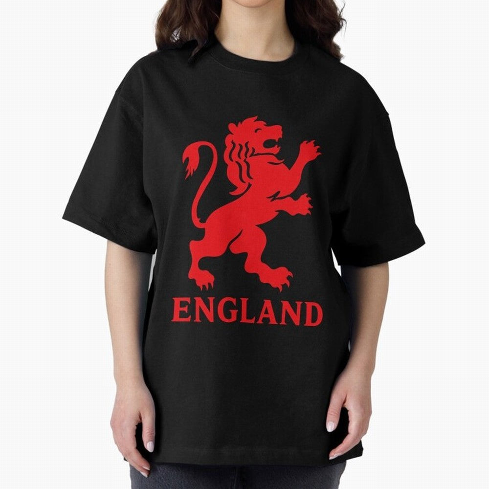 England Lion Rampant Classic T-Shirt Celebrate Football Dreams Across Global Football Passion for FIFA World Cup 2026 Group Stage, Driven by Messi, Neymar and Mbappe, Brazil, Portugal and Argentina, Goal Celebration Energy, Supporter Heritage,